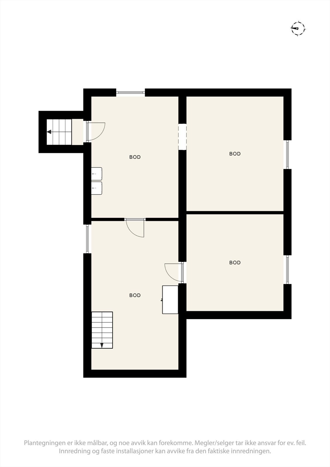 Plantegning kjeller Galleribilde