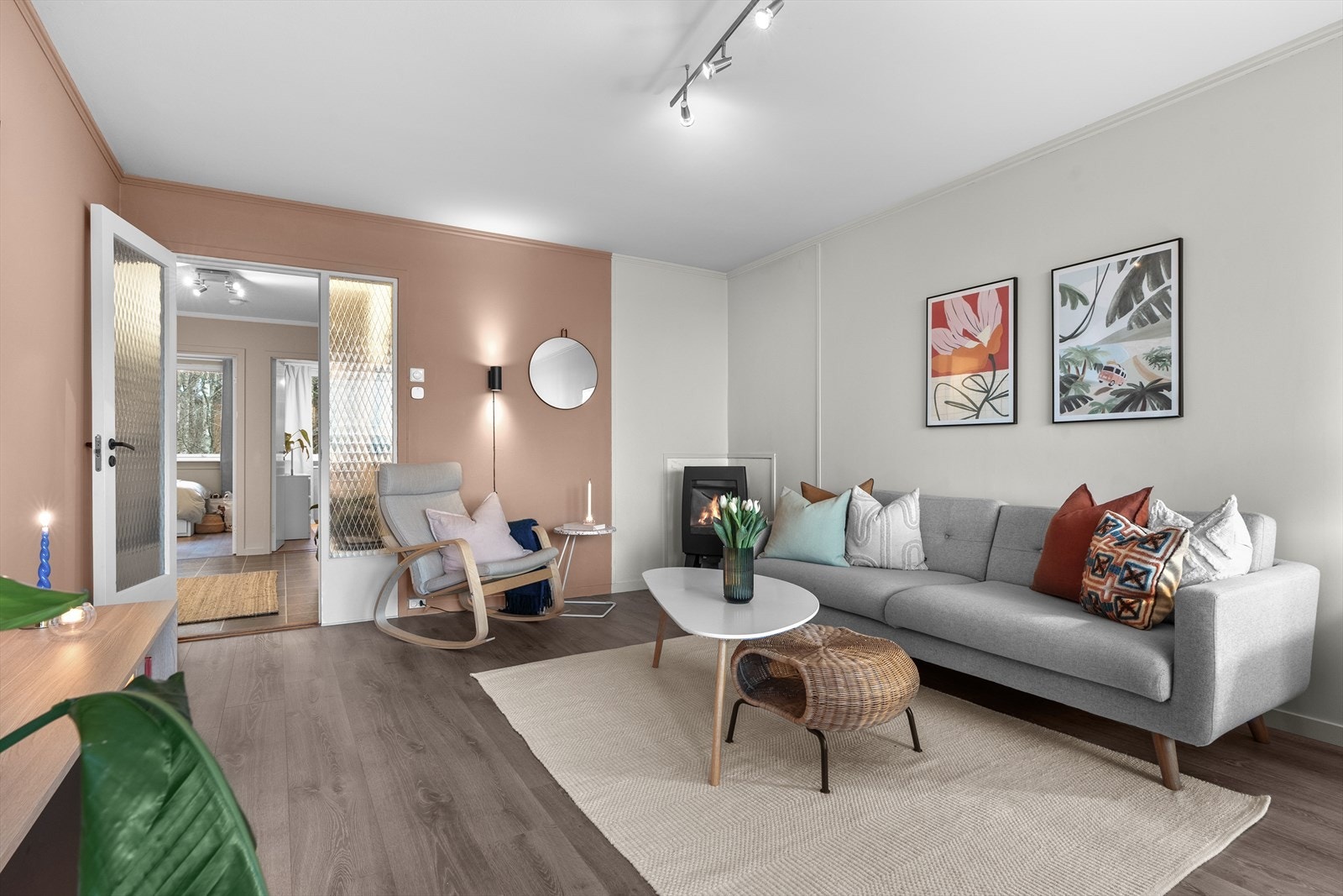 Lekre fargekombinasjoner som gir et moderne preg. Galleribilde