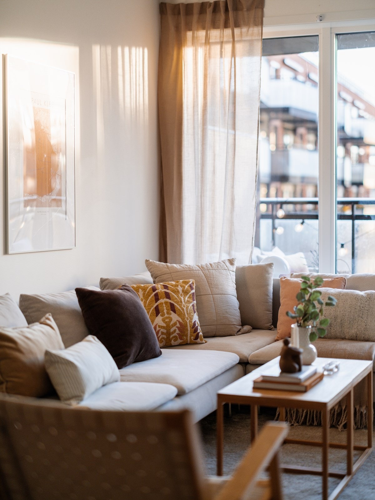 Vegger med glatte, malte flater gir et nøytralt og godt utgangspunkt for personlig stil. Galleribilde