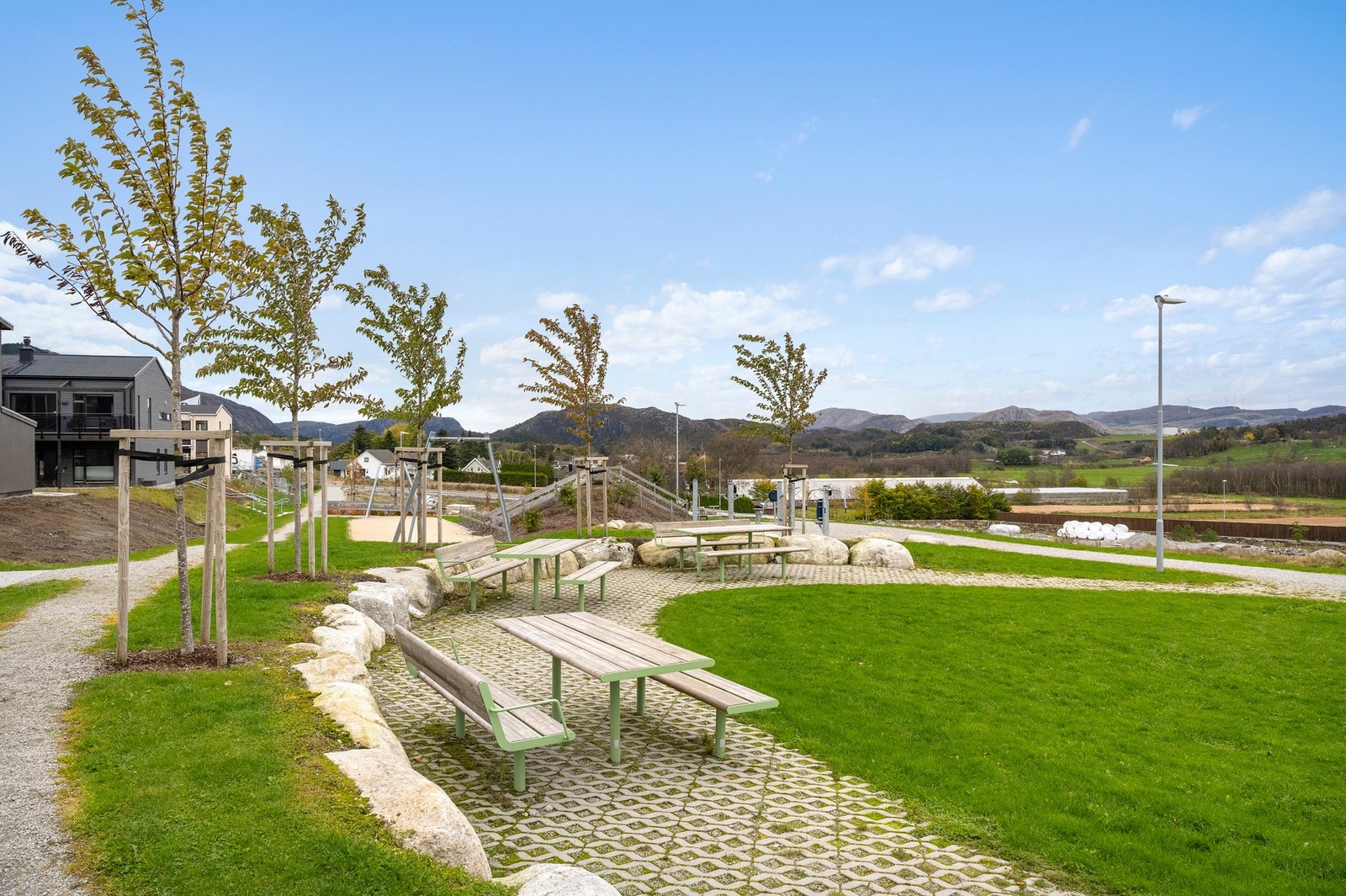 Flotte grøntområder rundt leiligheten Galleribilde