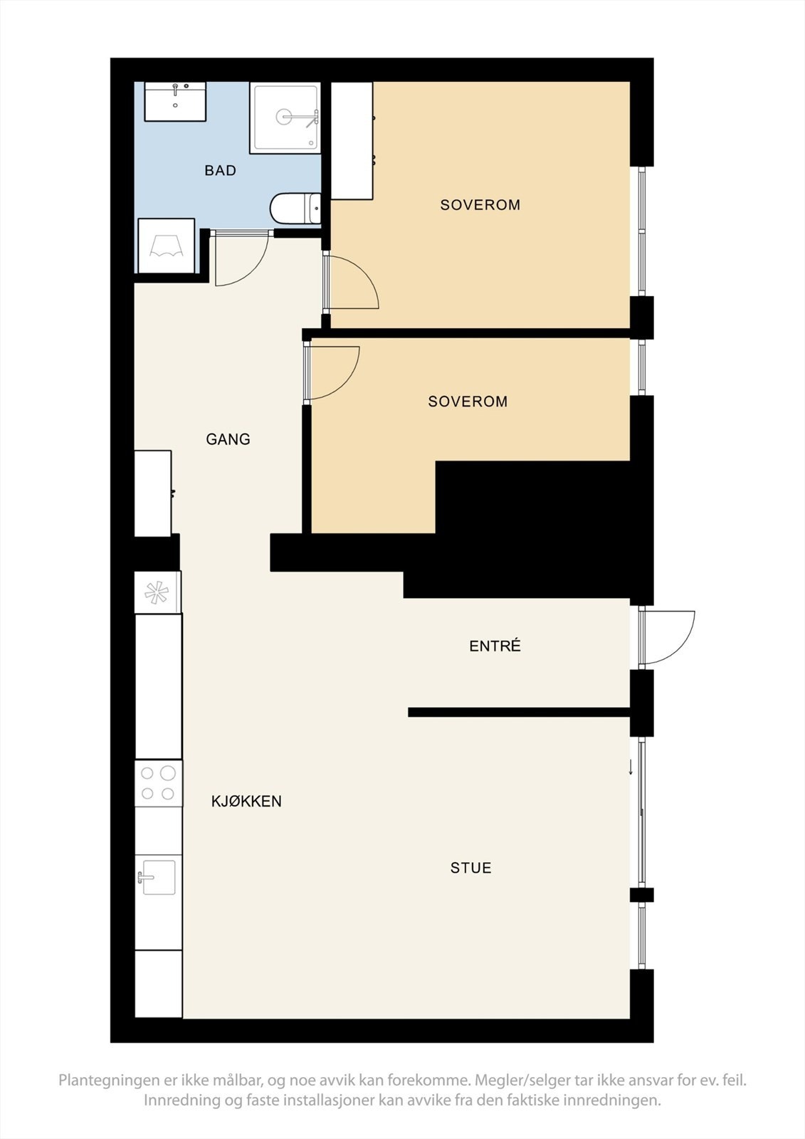 Plantegning Galleribilde