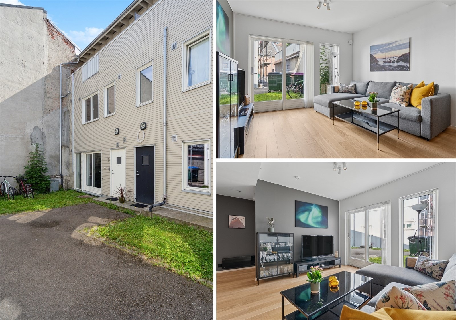 Leiligheten ligger i sameiets nyere bebyggelse Galleribilde