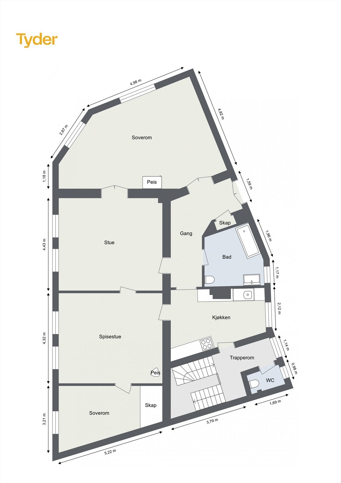 Plantegning Galleribilde