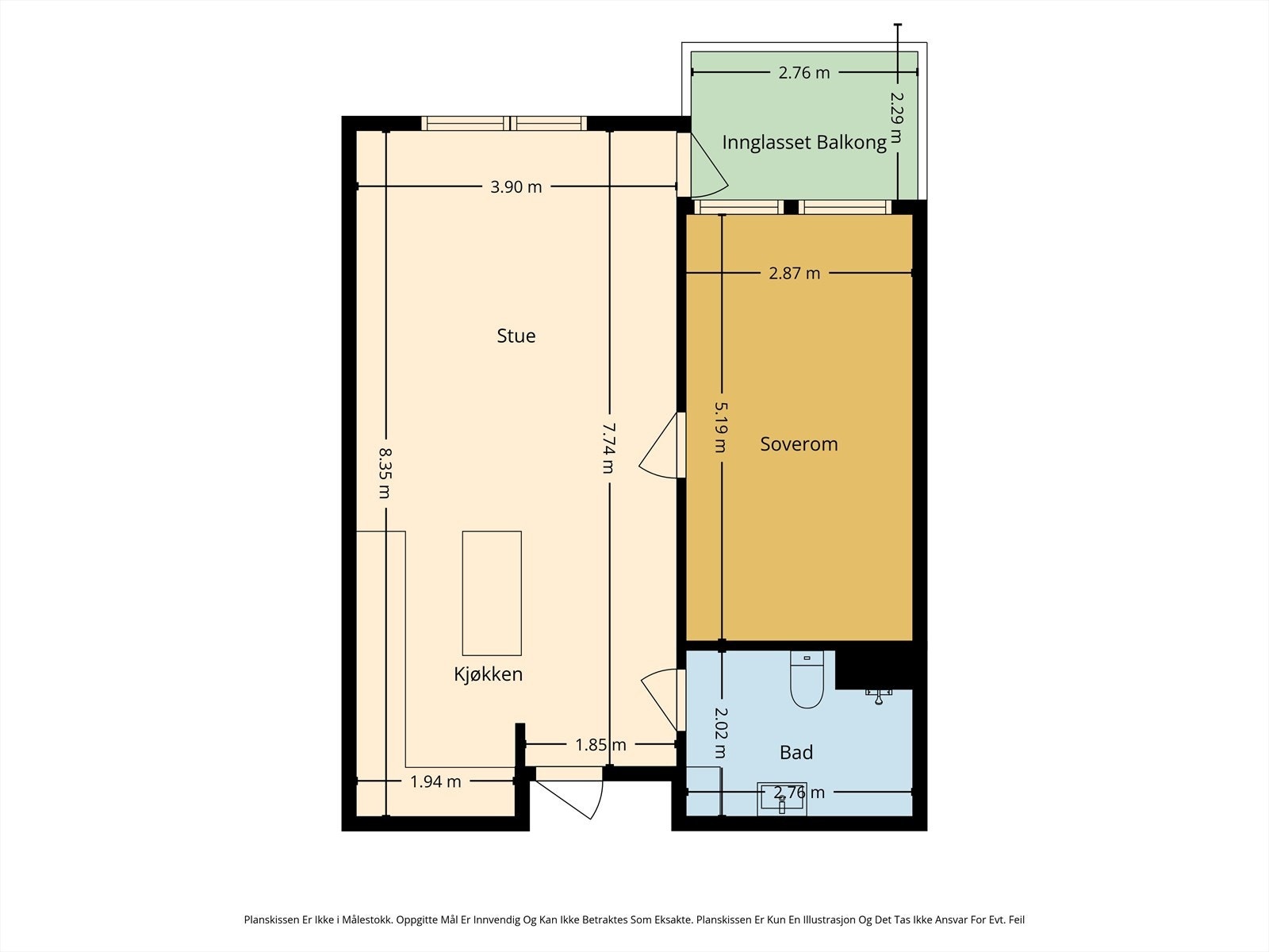 Plantegning (avvik kan forekomme) Galleribilde