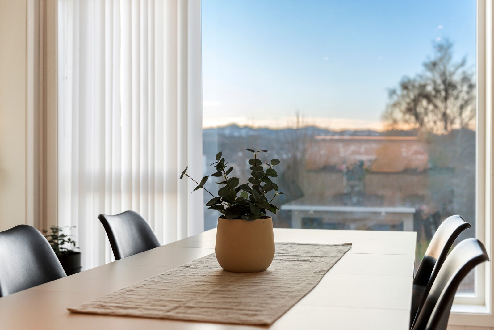 Flott utsikt fra spiseplassen Galleribilde