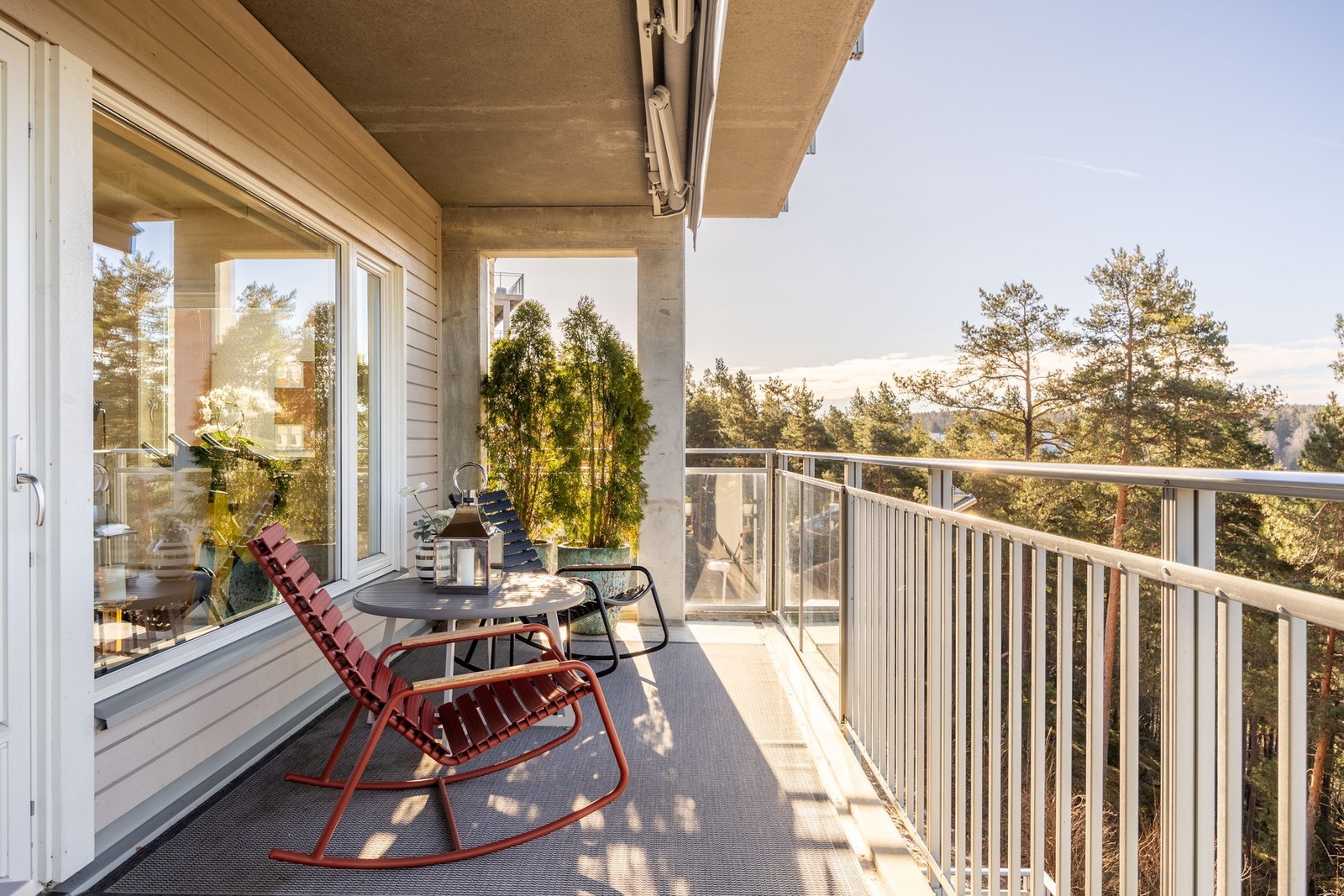 Her har man en tilbaketrukket (endeleilighet) beliggenhet med fantastisk utsikt. Galleribilde