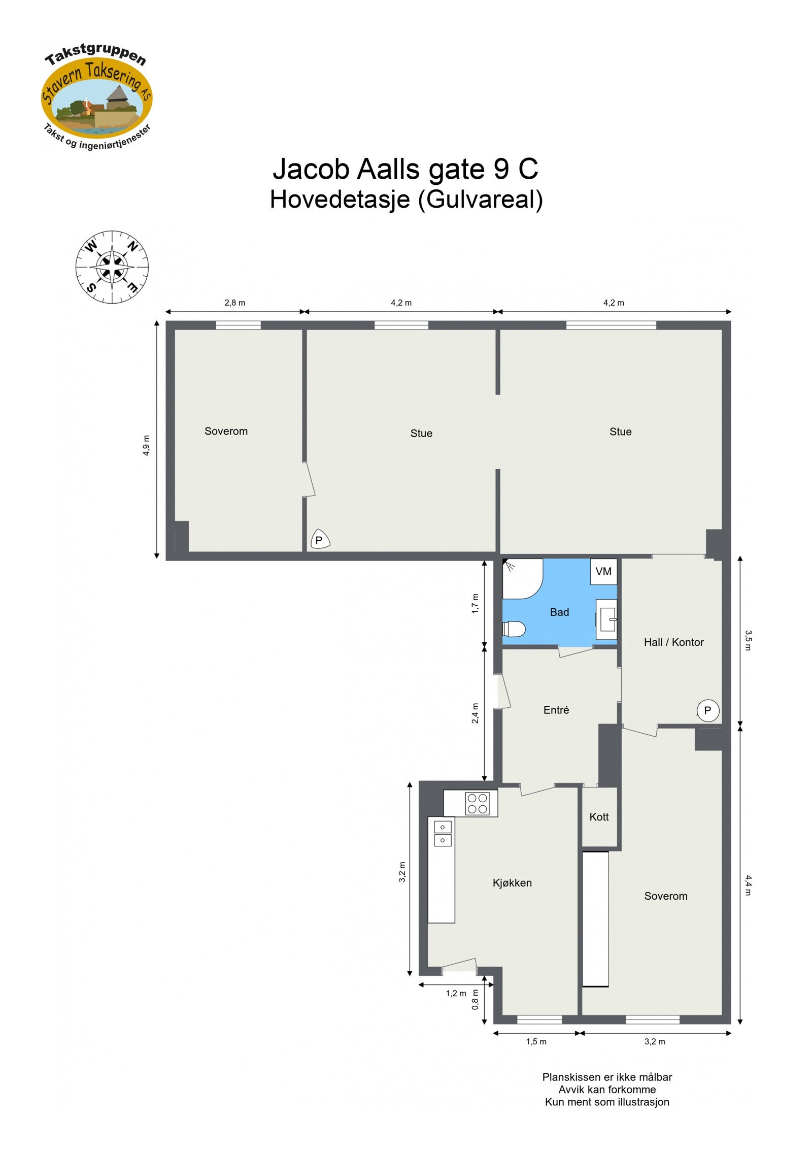 Plantegning. Galleribilde