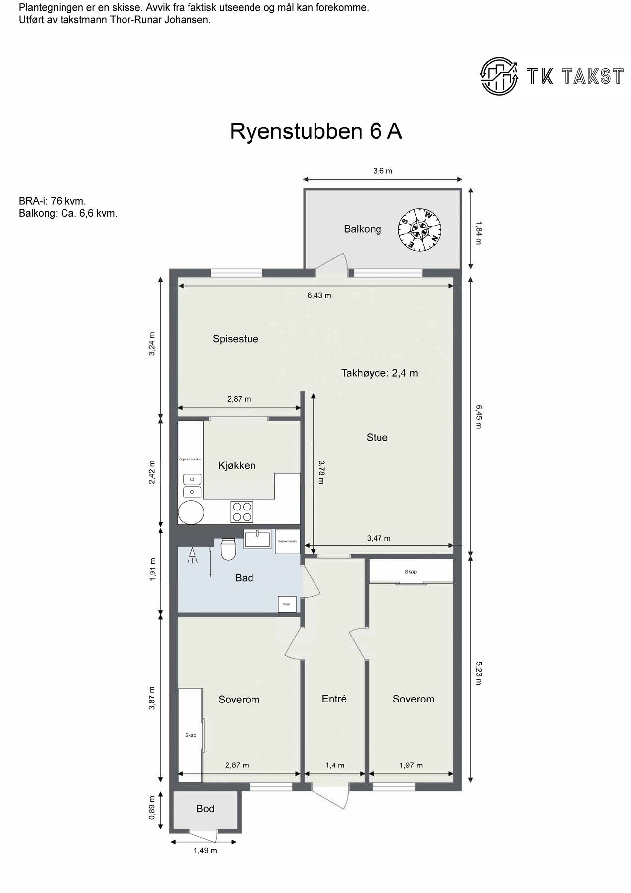 Plantegning Galleribilde