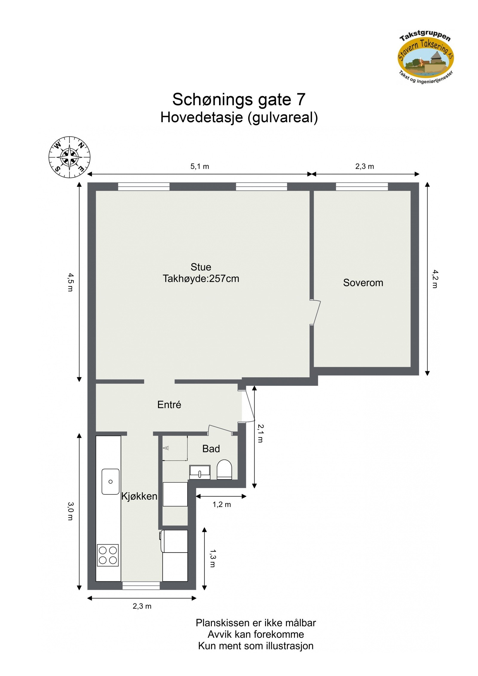 Plantegning. Galleribilde