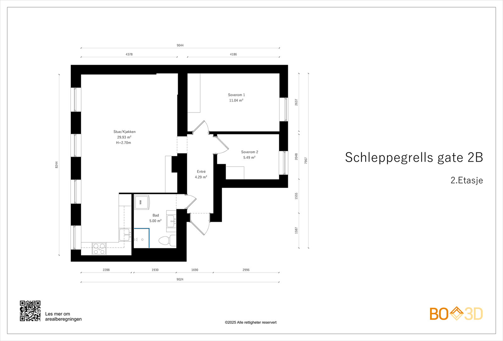 Plantegning Galleribilde