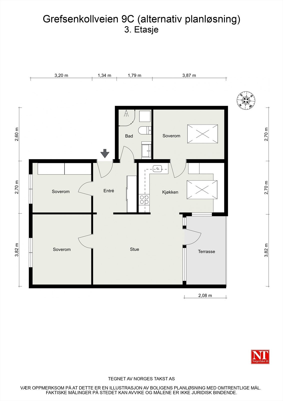 Alternativ planløsning Galleribilde