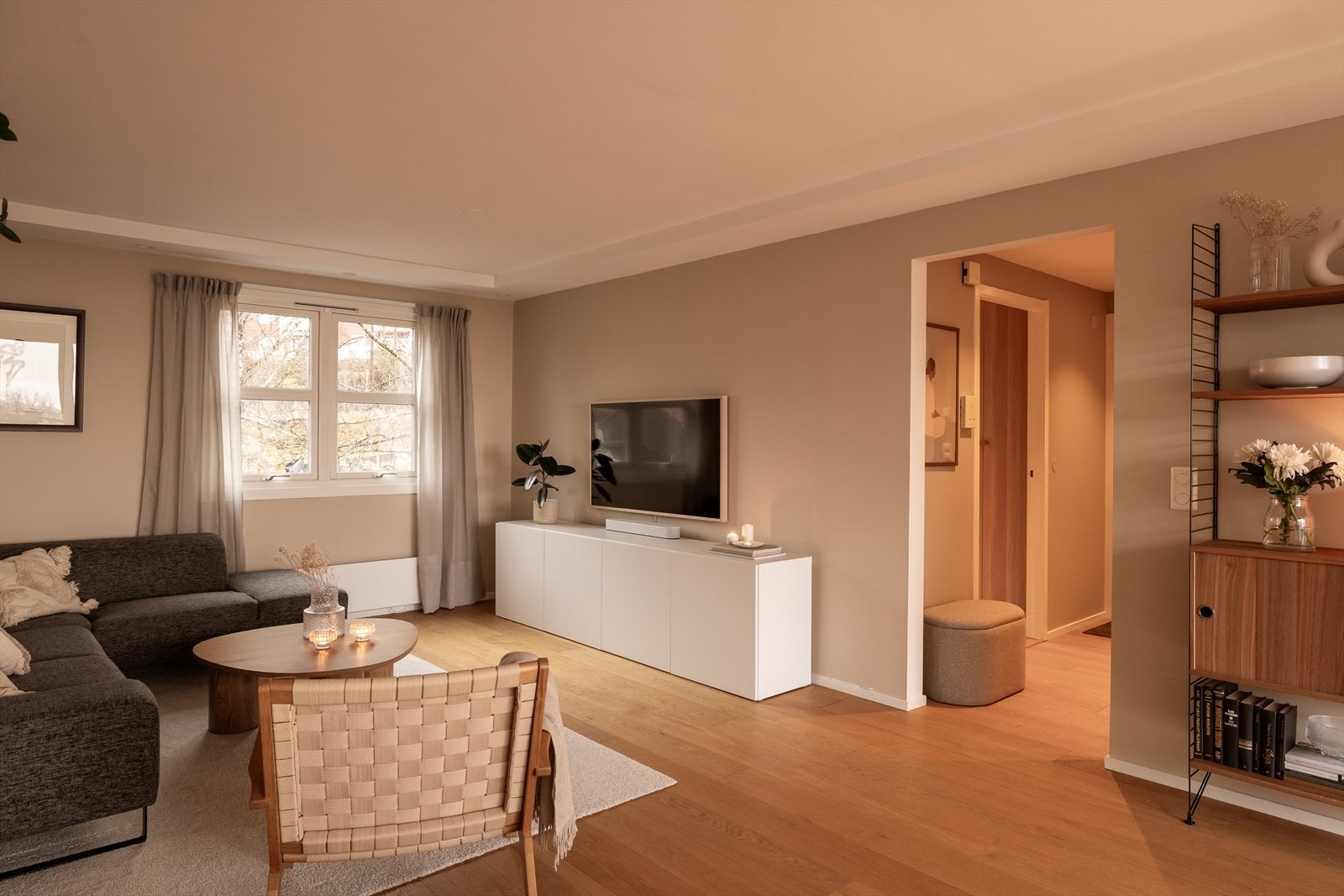 Det er mulighet for å etablere et tredje soverom ved behov Galleribilde