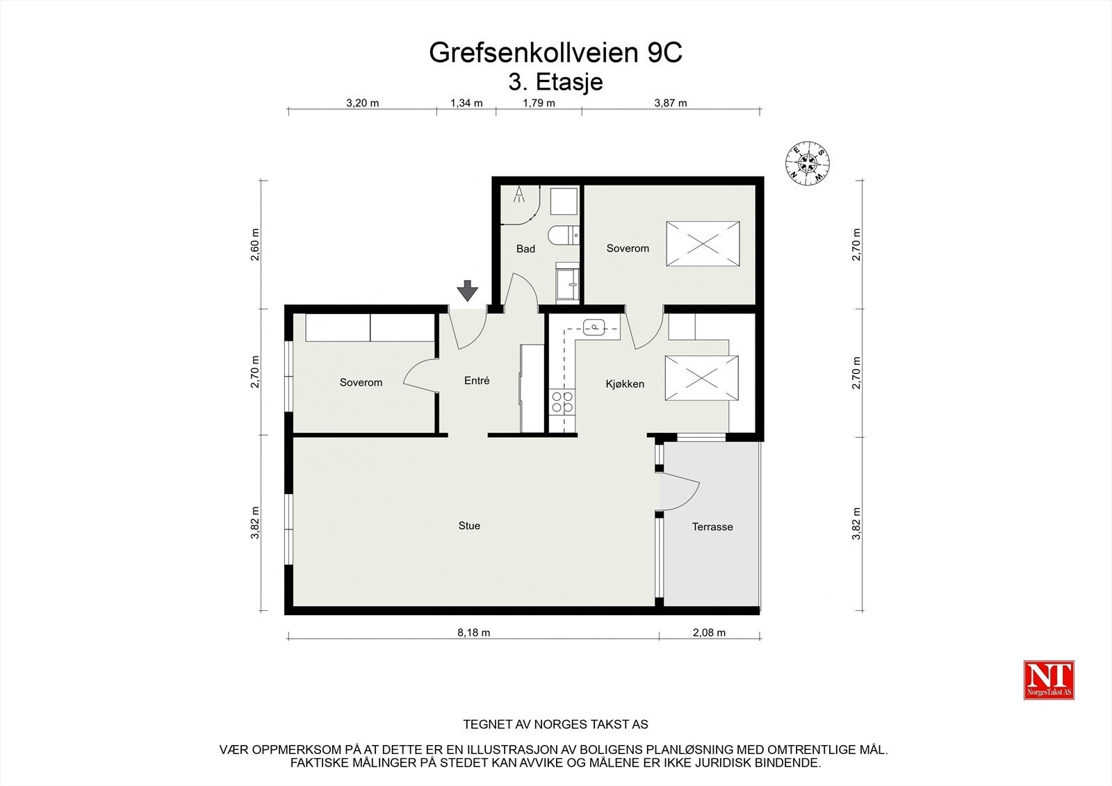 Plantegning Galleribilde