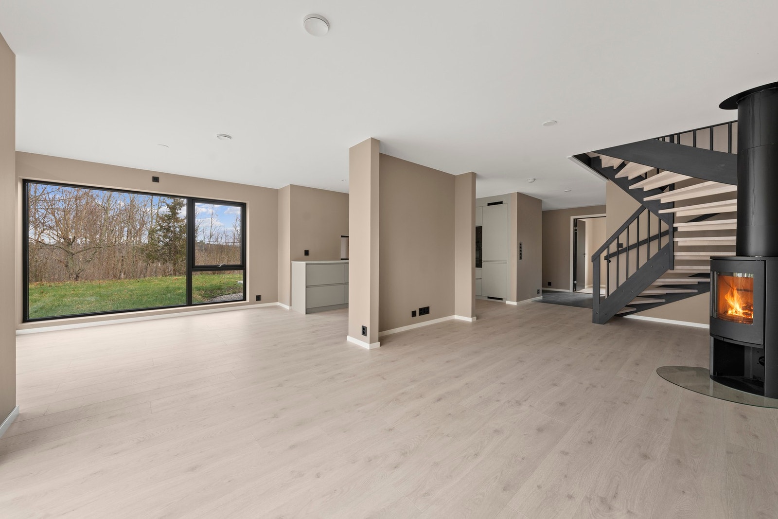 Åpent og luftig, men med definerte soner. Galleribilde