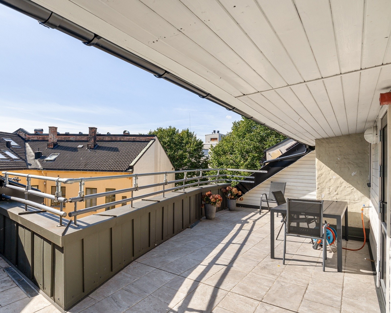 Felles takterrasse for beboerne. Galleribilde