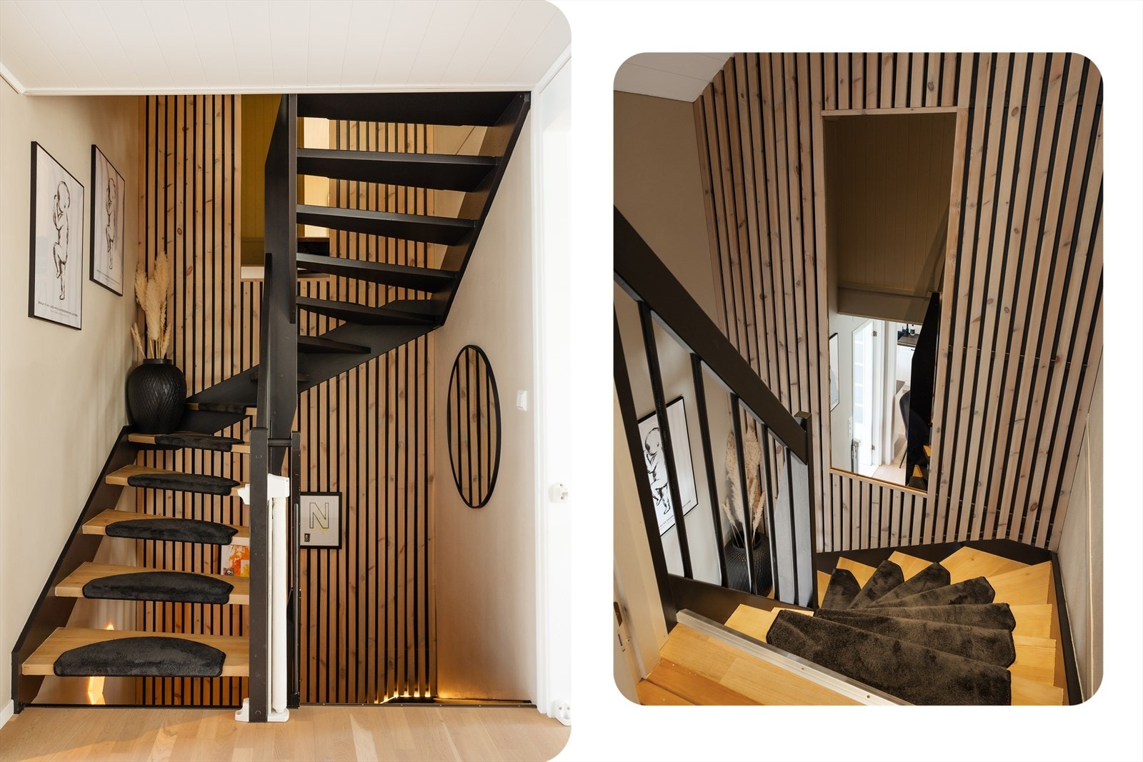 Vi beveger oss ned til boligens underetasje Galleribilde