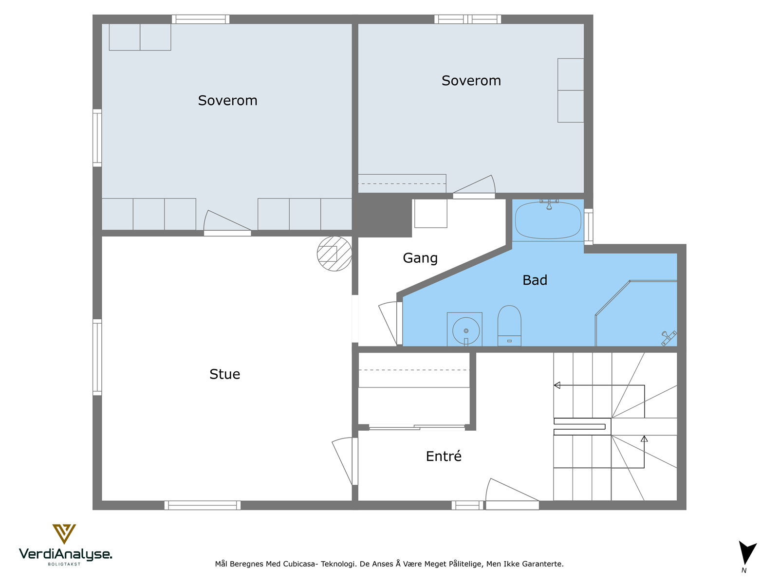Planskisse 1.etg Galleribilde