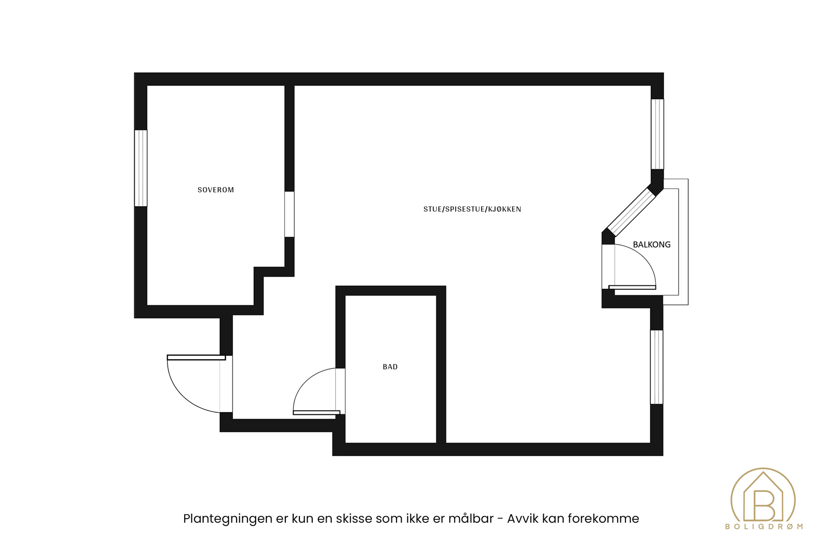 Plantegning Galleribilde
