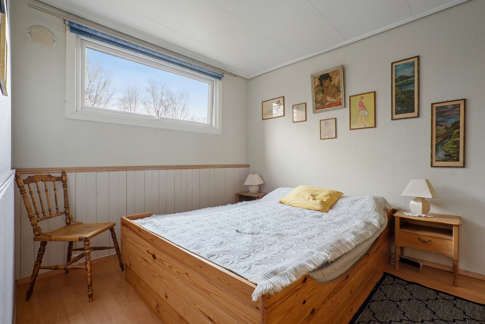 Boligen byr på to gode soverom, et i hver etasje. Galleribilde