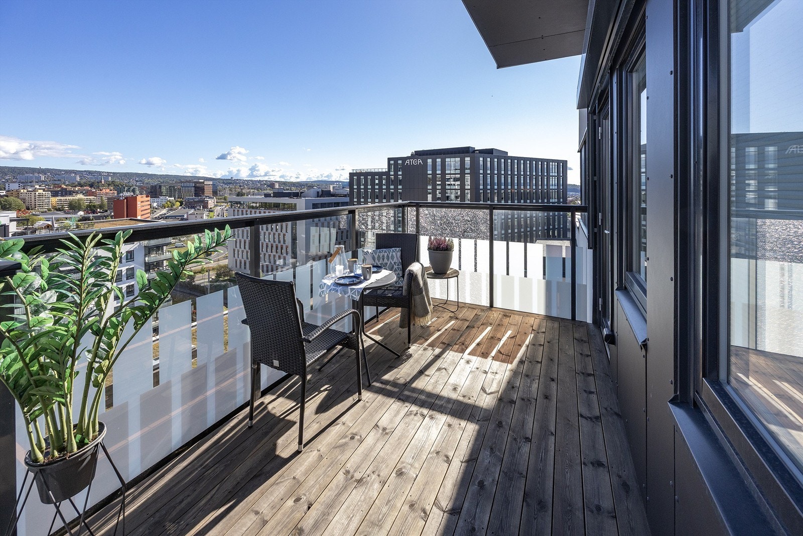 Her har du også herlig utsikt over byen. Galleribilde