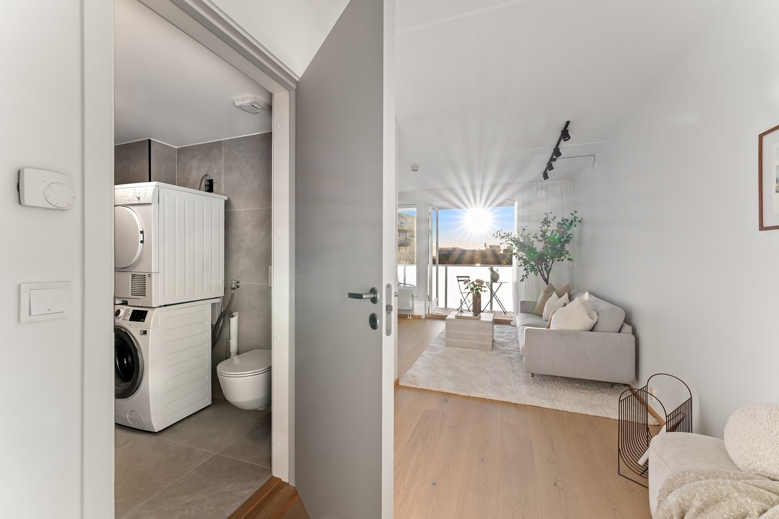 Leiligheten har en praktisk og arealeffektiv planløsning. Galleribilde