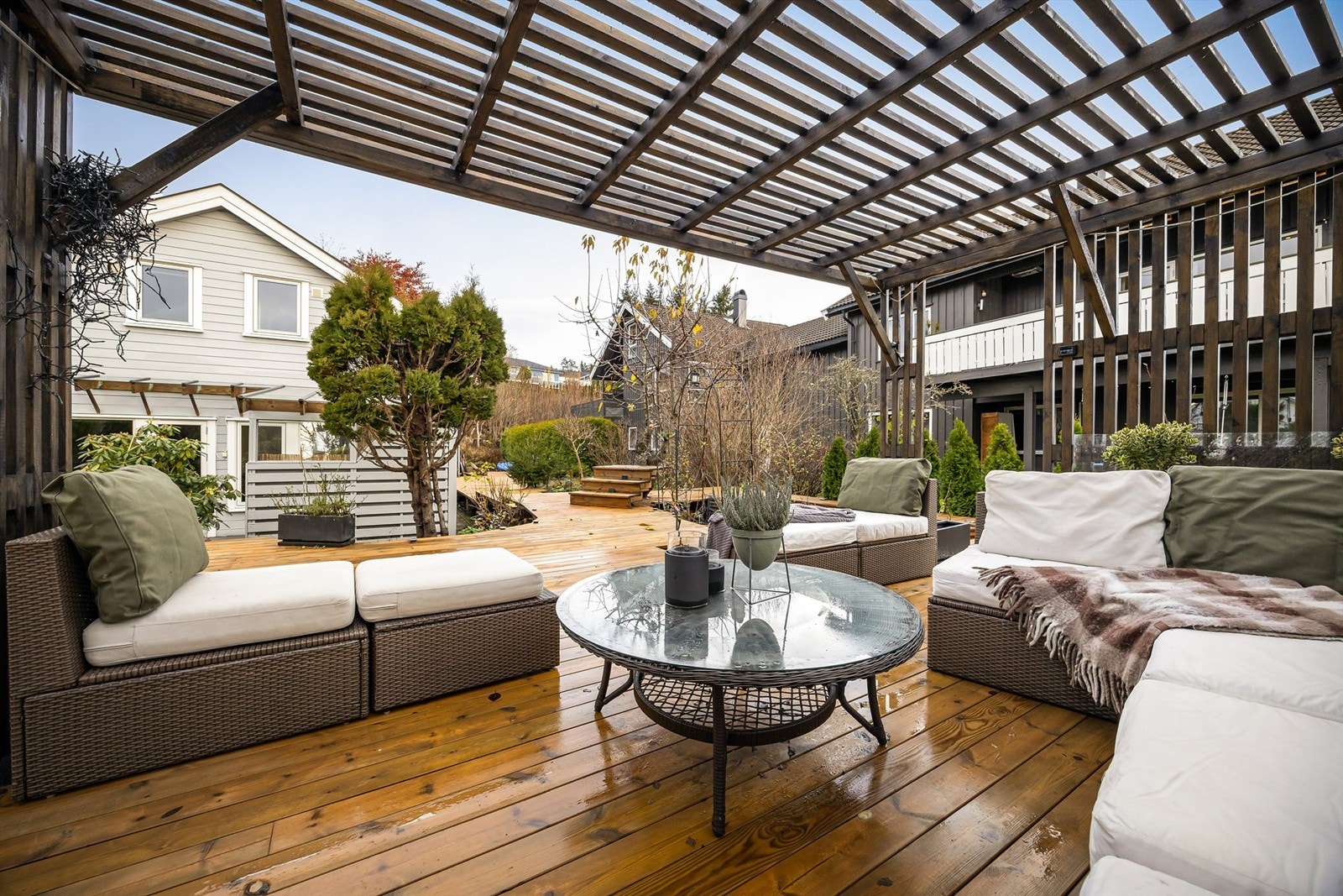 Det er etablert en hyggelig paviljong i 2024 Galleribilde