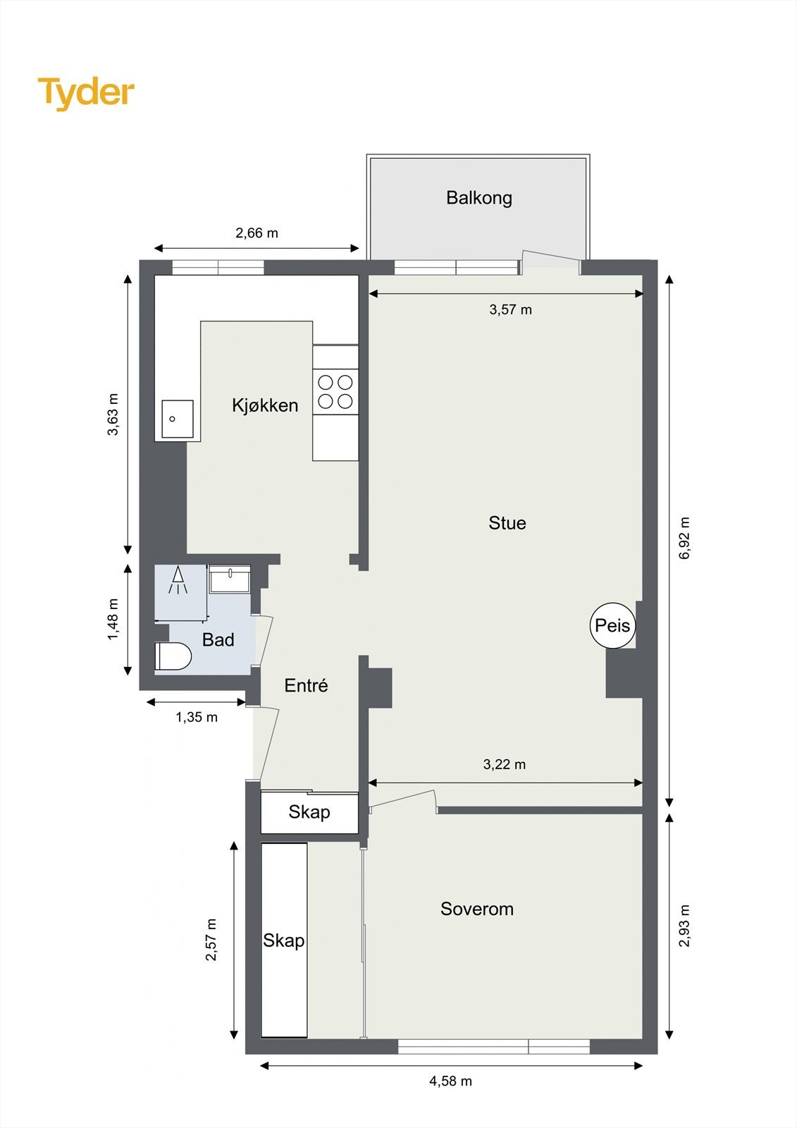 Plantegning Galleribilde