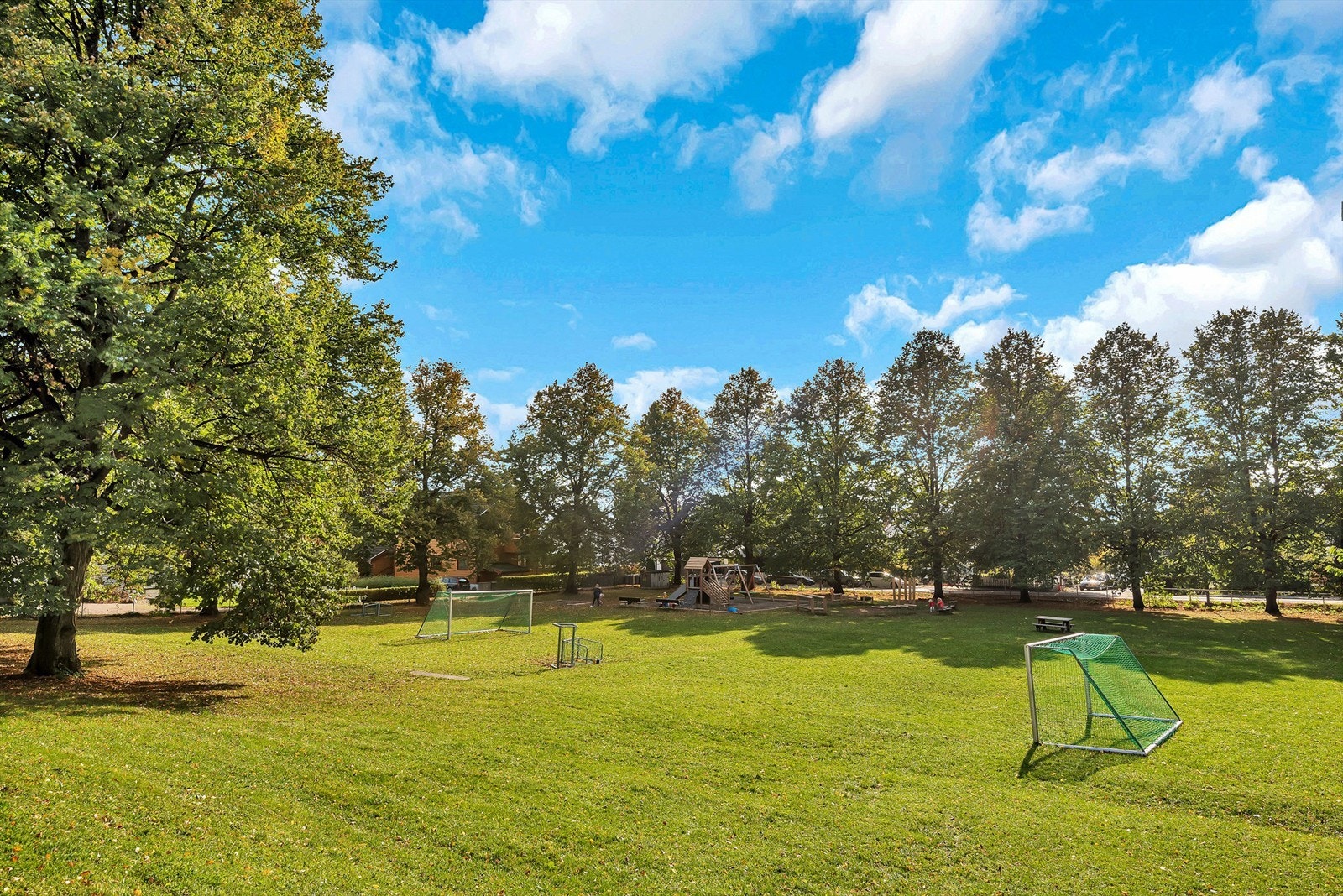 Flotte Blåsbortparken rett over veien. Galleribilde