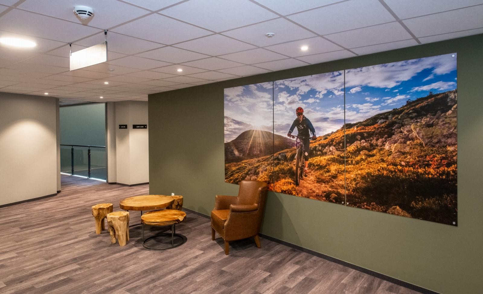 Felles lobby for Lodge A og Lodge B. Galleribilde