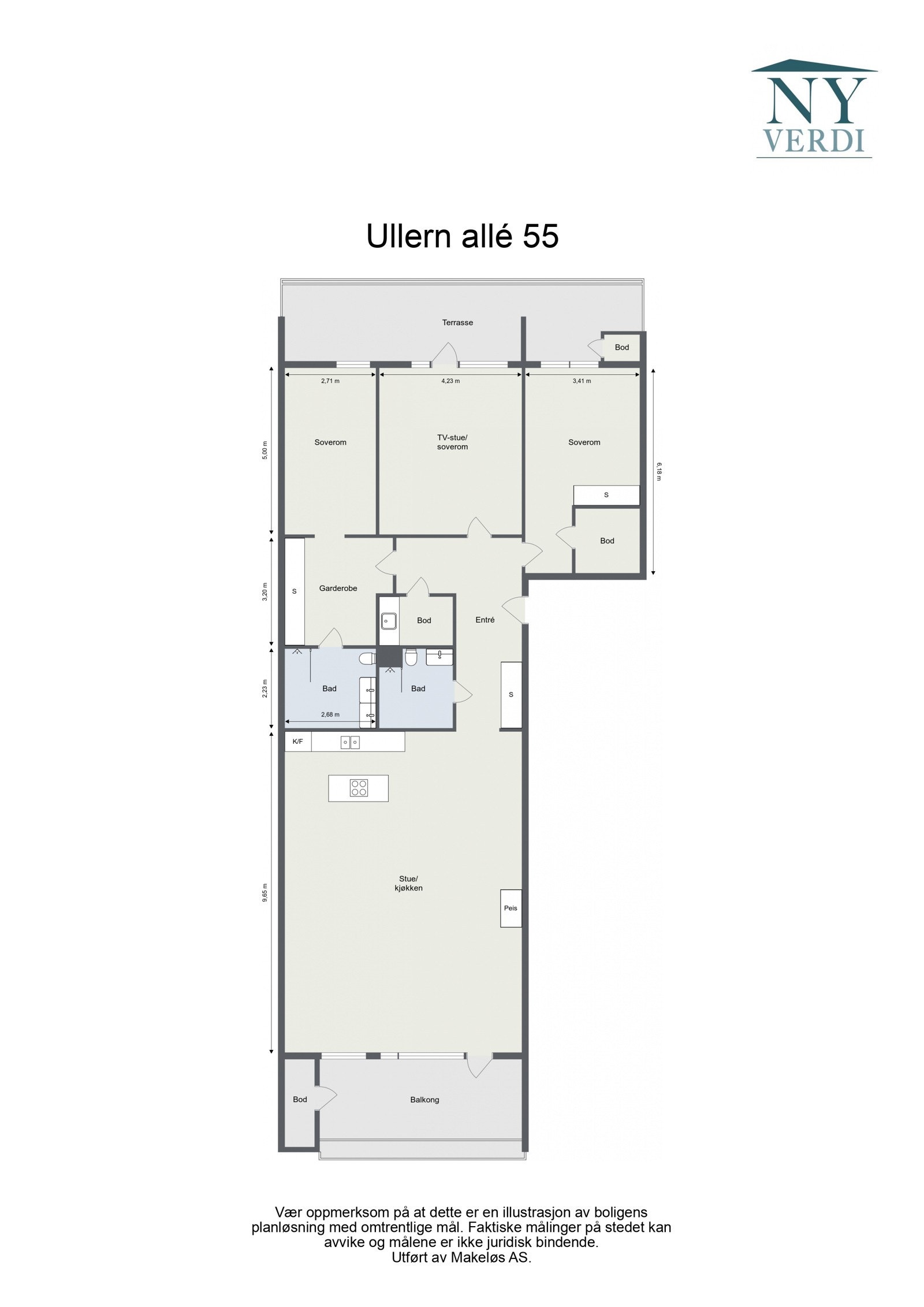 Plantegning Galleribilde