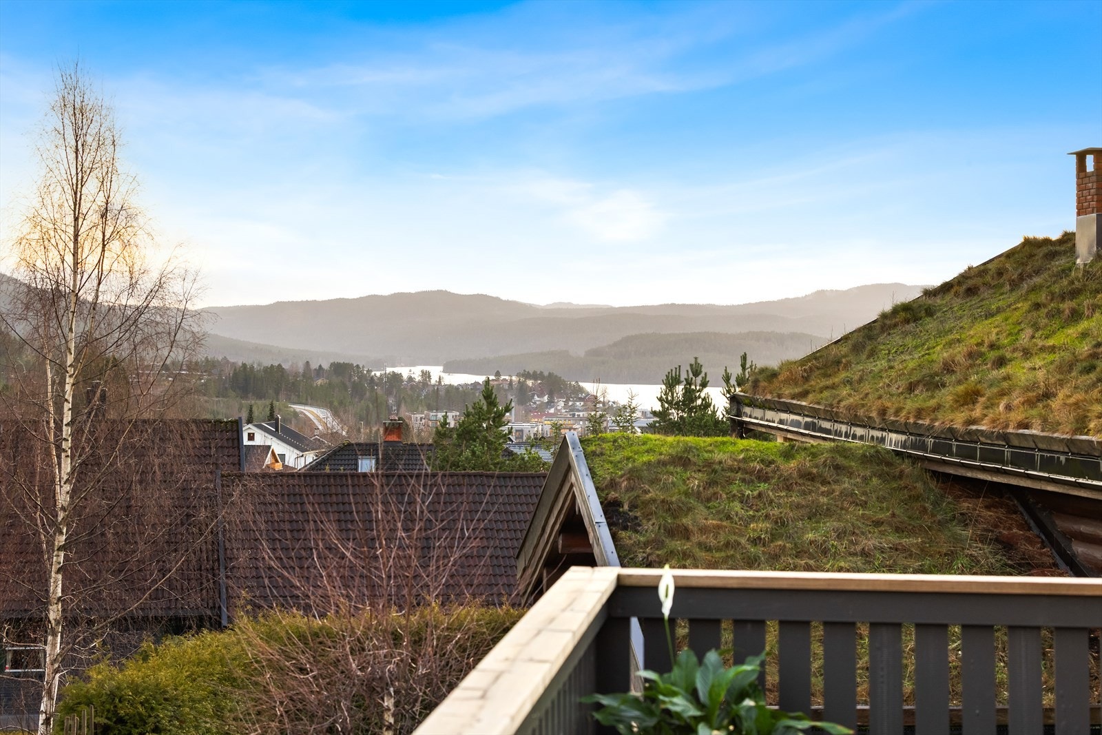 Flott utsikt mot Harestuvannet Galleribilde