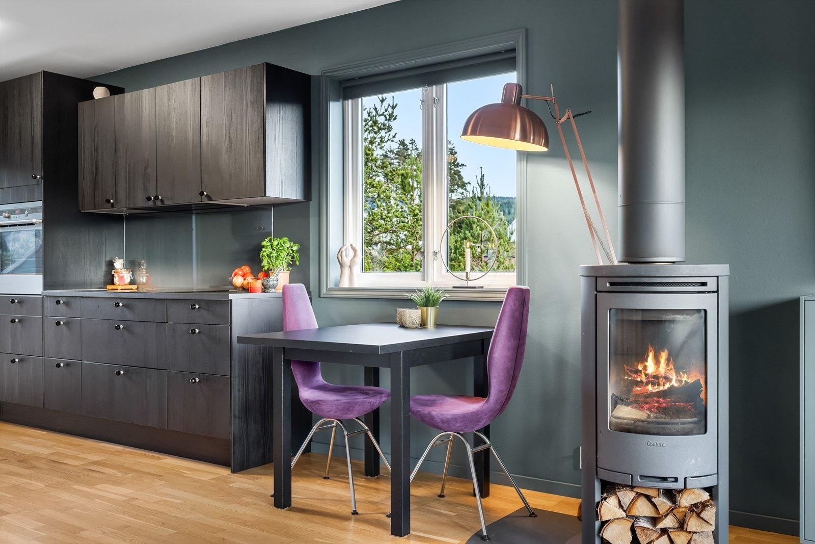 Peisovn sørger for ekstra varme og stemning på kalde dager Galleribilde