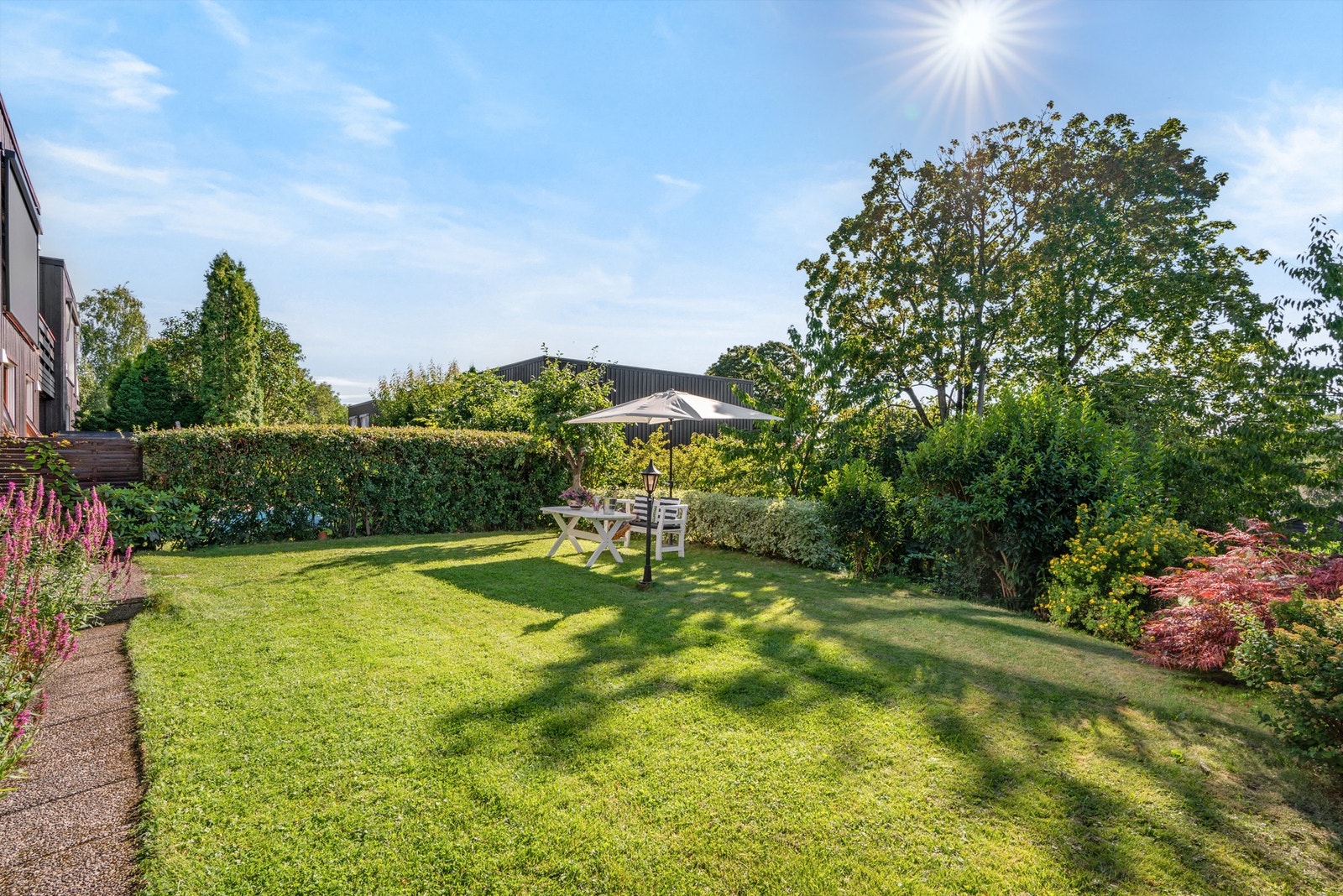 Fantastiske solforhold og masse boltreplass for store og små Galleribilde