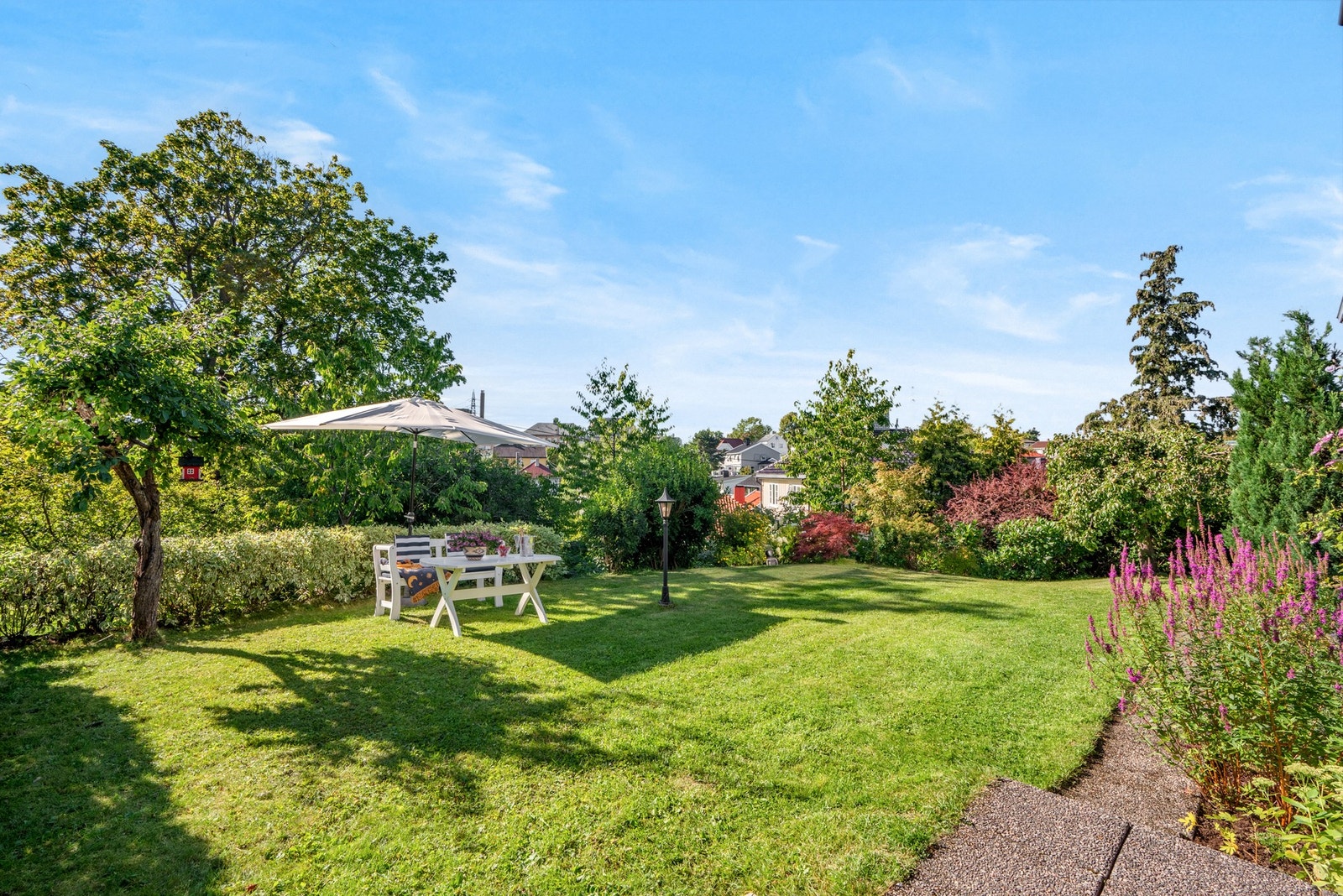 Hagen ligger skjermet til og gir deg gode solforhold hele året! Galleribilde