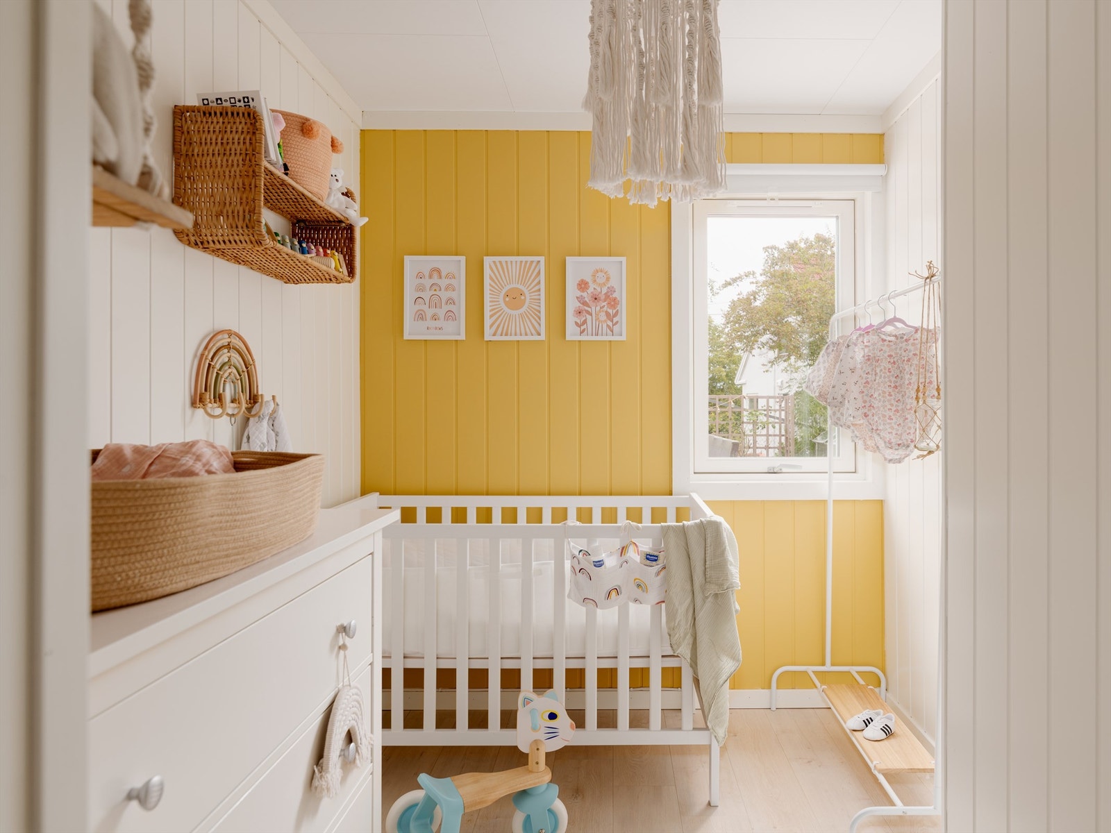 Alle soverommene er malt i behagelige, tidløse farger som skaper en lun atmosfære. Galleribilde