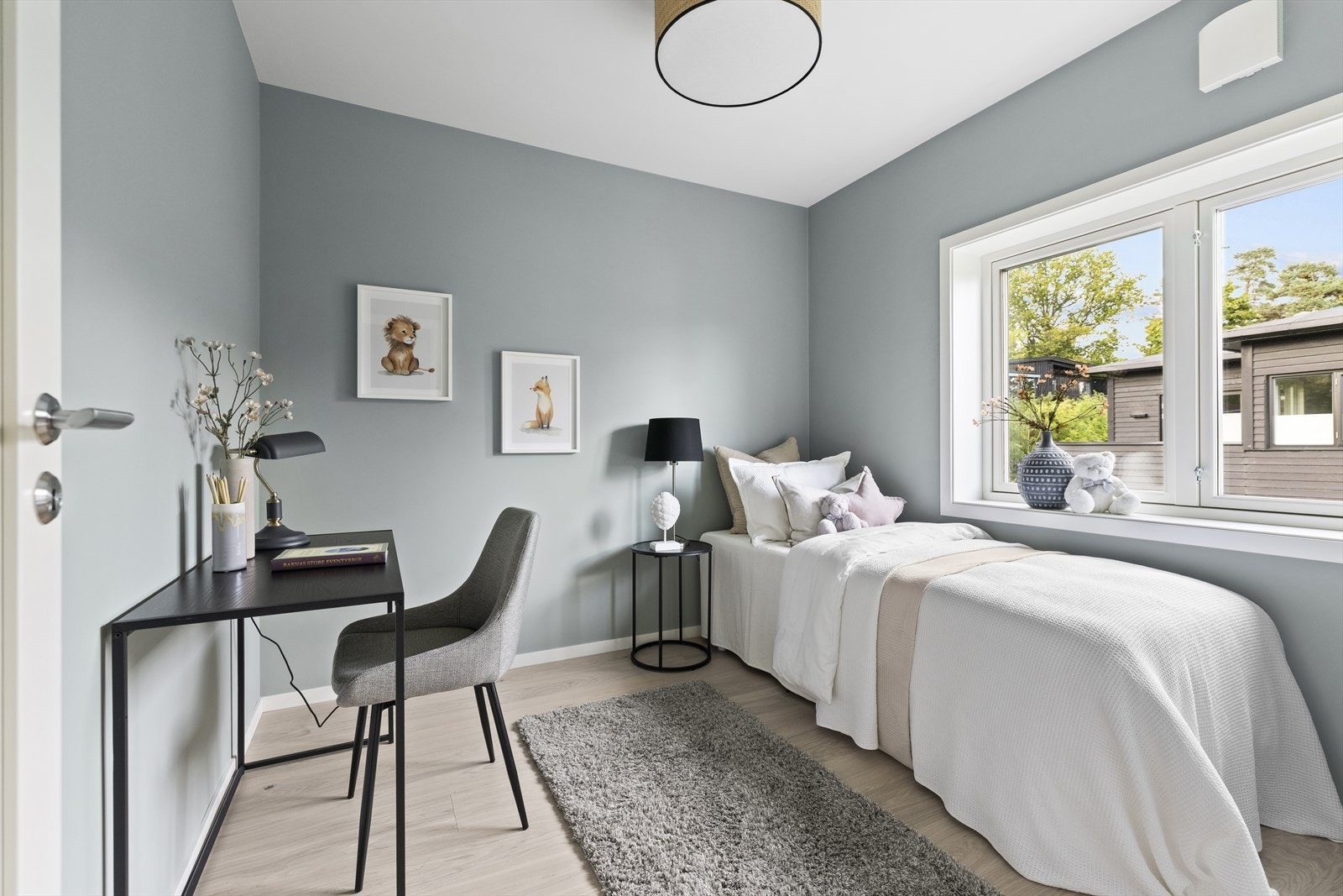 Alle vinduene er skiftet ut i forbindelse med oppussingen. Galleribilde