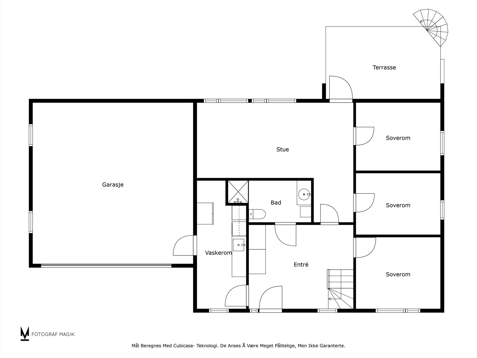 Plantegning - 1. etasje Galleribilde