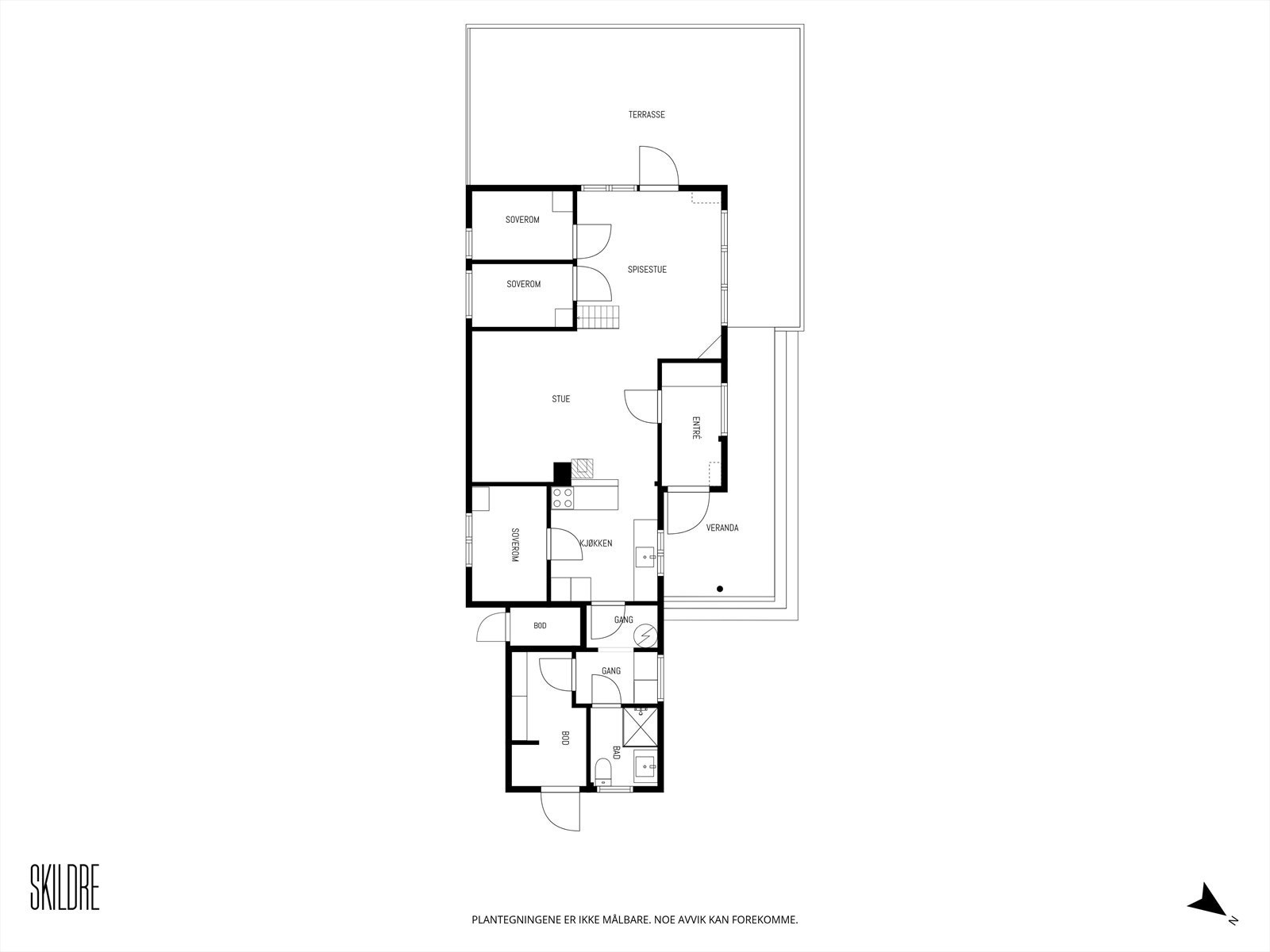 Plantegning Galleribilde