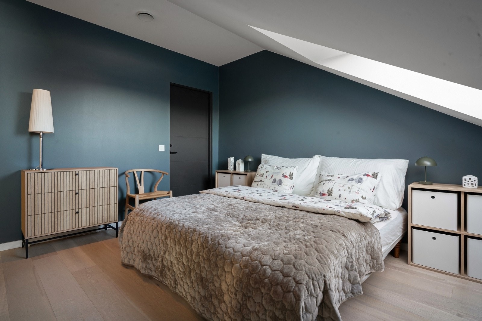 Soverom mot rolige omgivelser Galleribilde