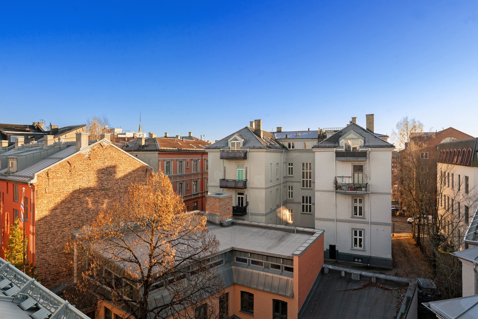 Fritt utsyn fra terrassen Galleribilde