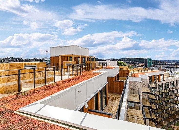 Takterrasse Galleribilde