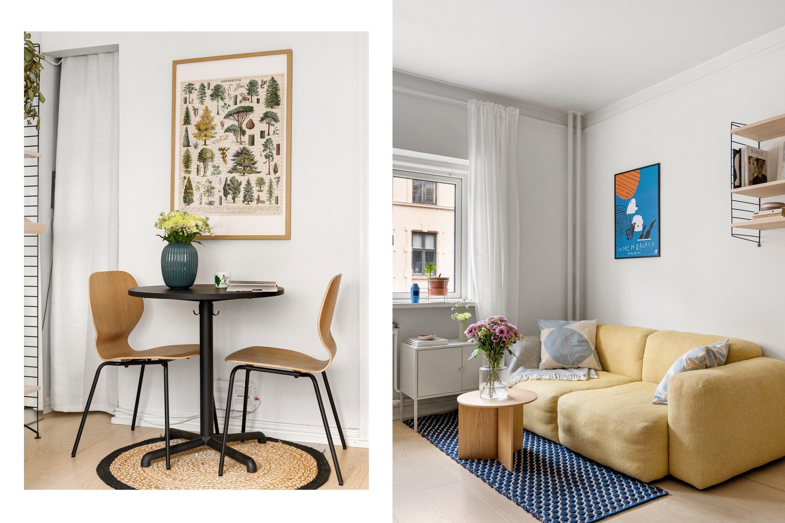 Selger: "Den smarte utnyttelsen av plassen gjør at leiligheten føles større enn den faktisk er; hver funksjonssone har riktig størrelse." Galleribilde