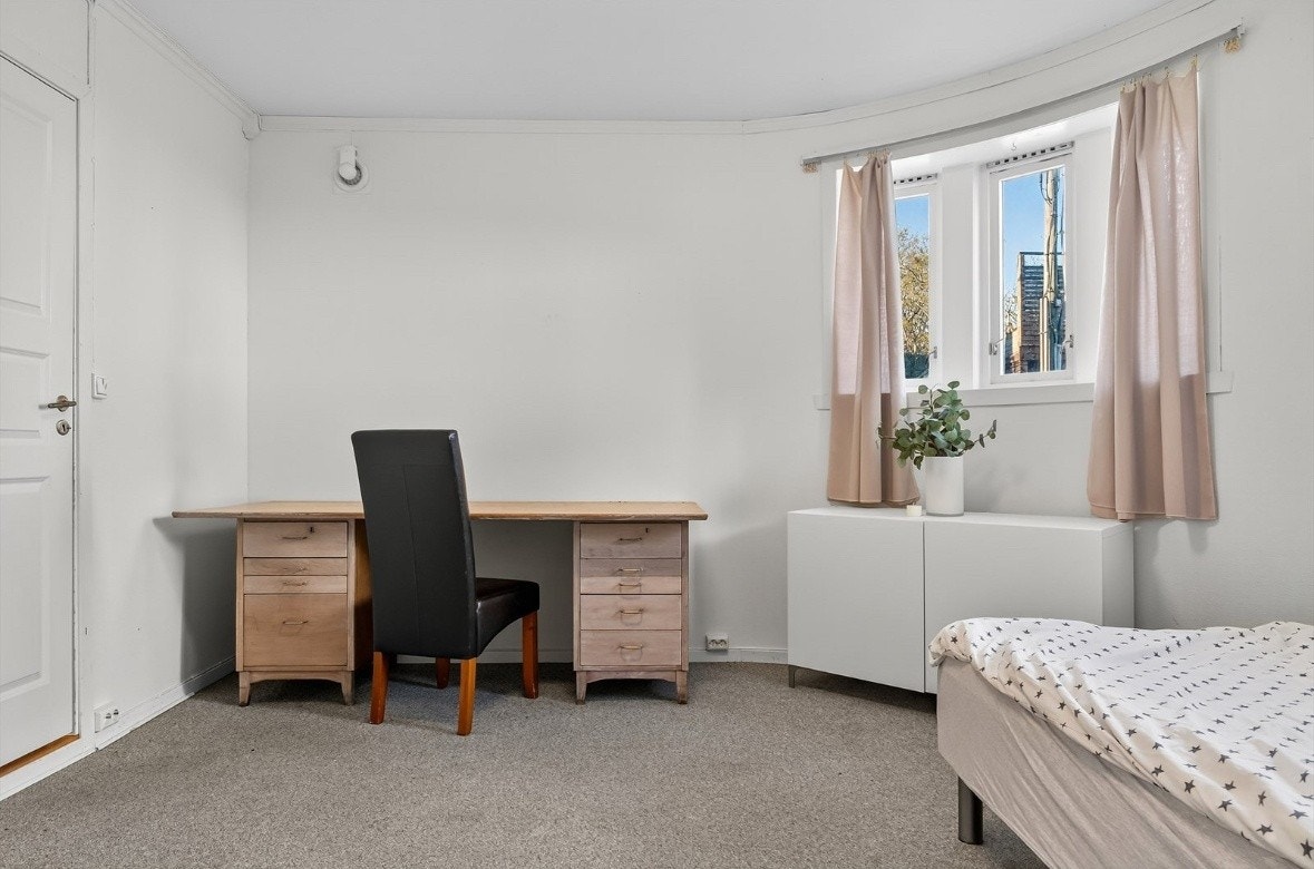 Soverommene får nye gulv med varmekabler og nymalte vegger. Galleribilde