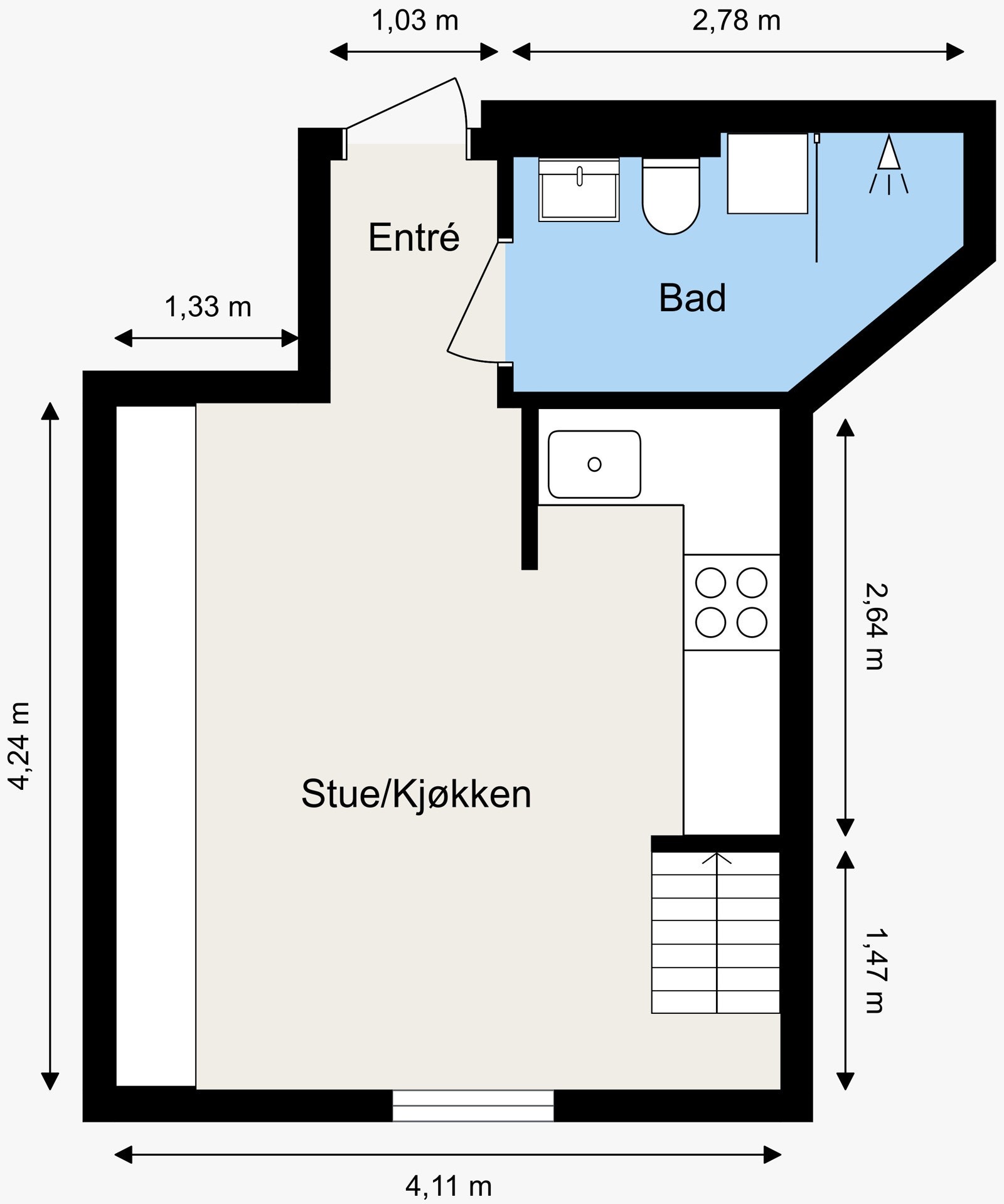 Plantegning. Galleribilde