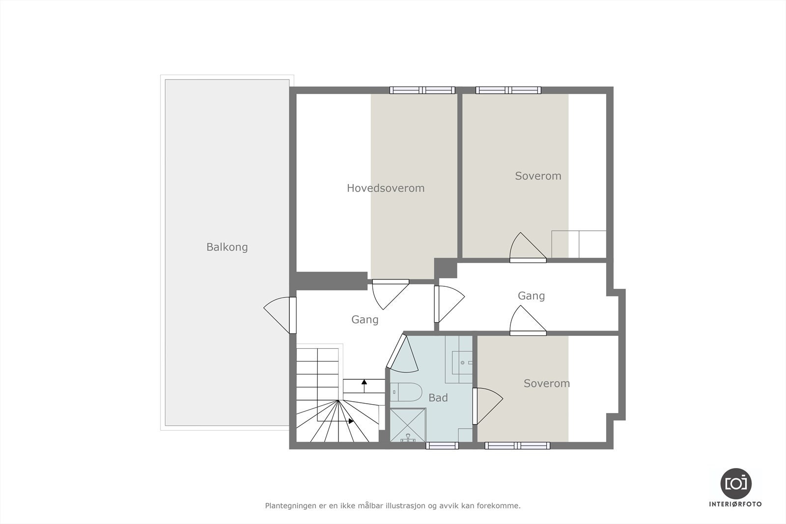Plantegning Galleribilde