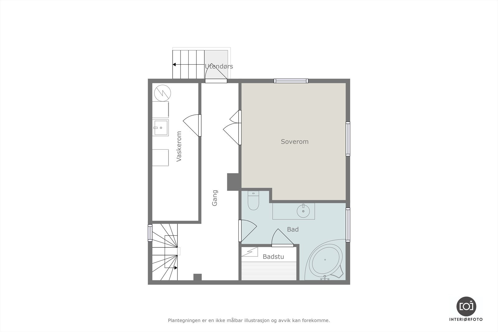 Plantegning Galleribilde