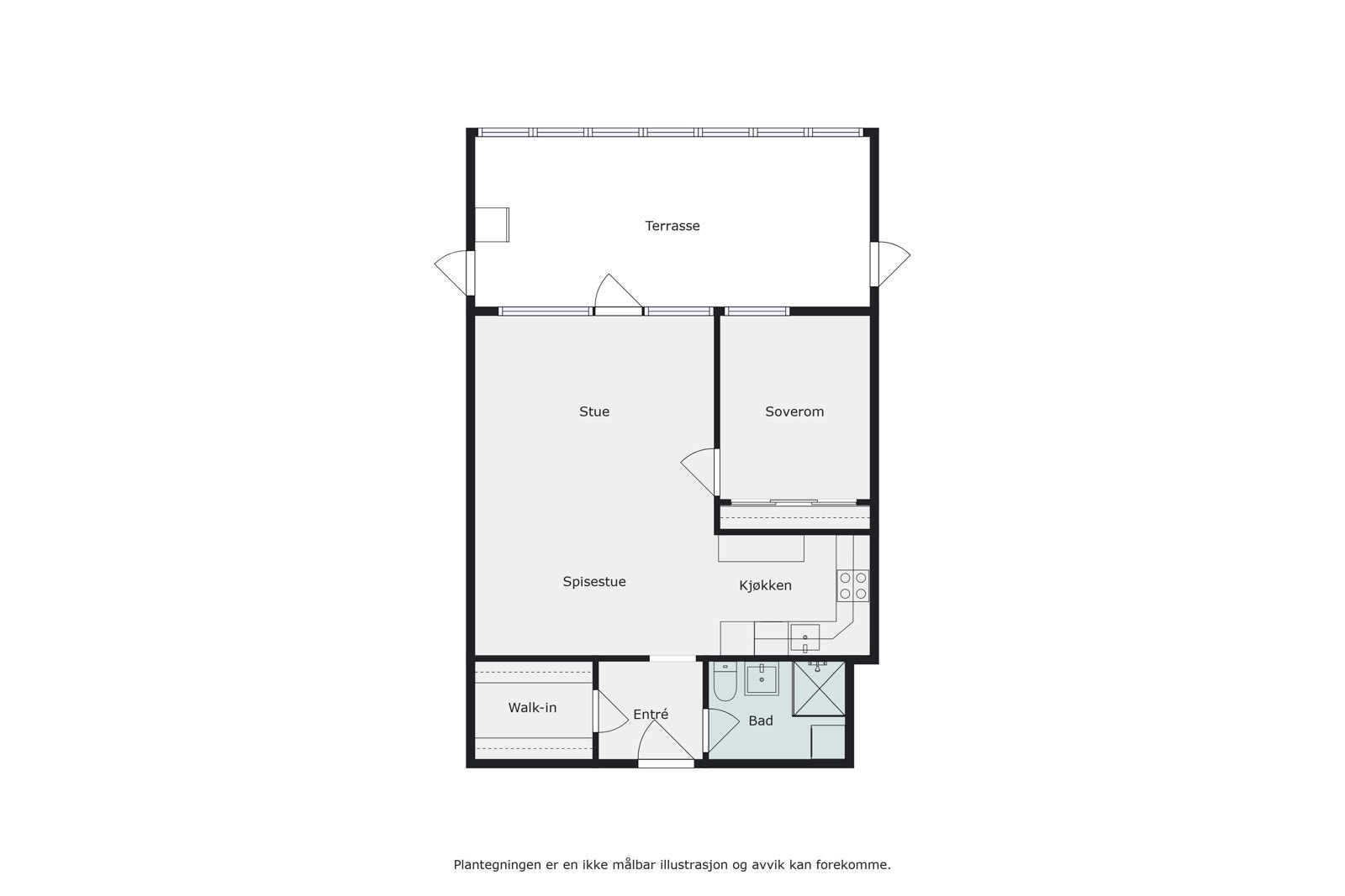 Plantegning Galleribilde