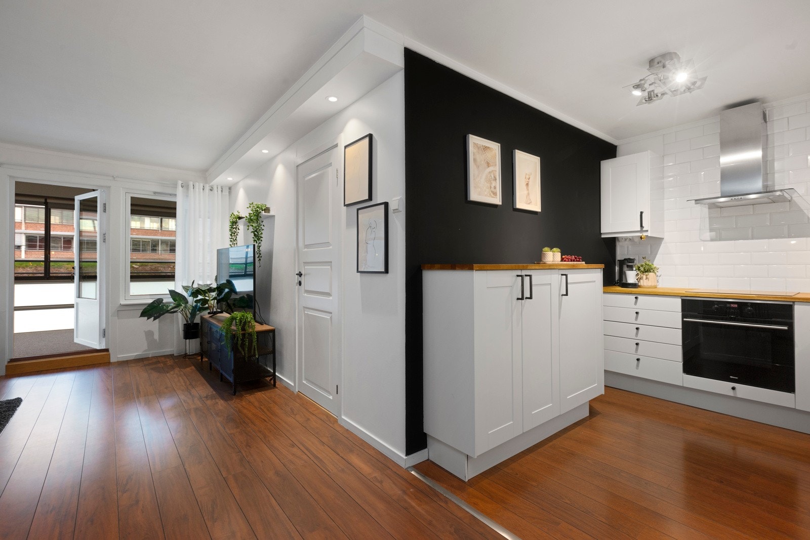 Åpent fra stue til kjøkken Galleribilde