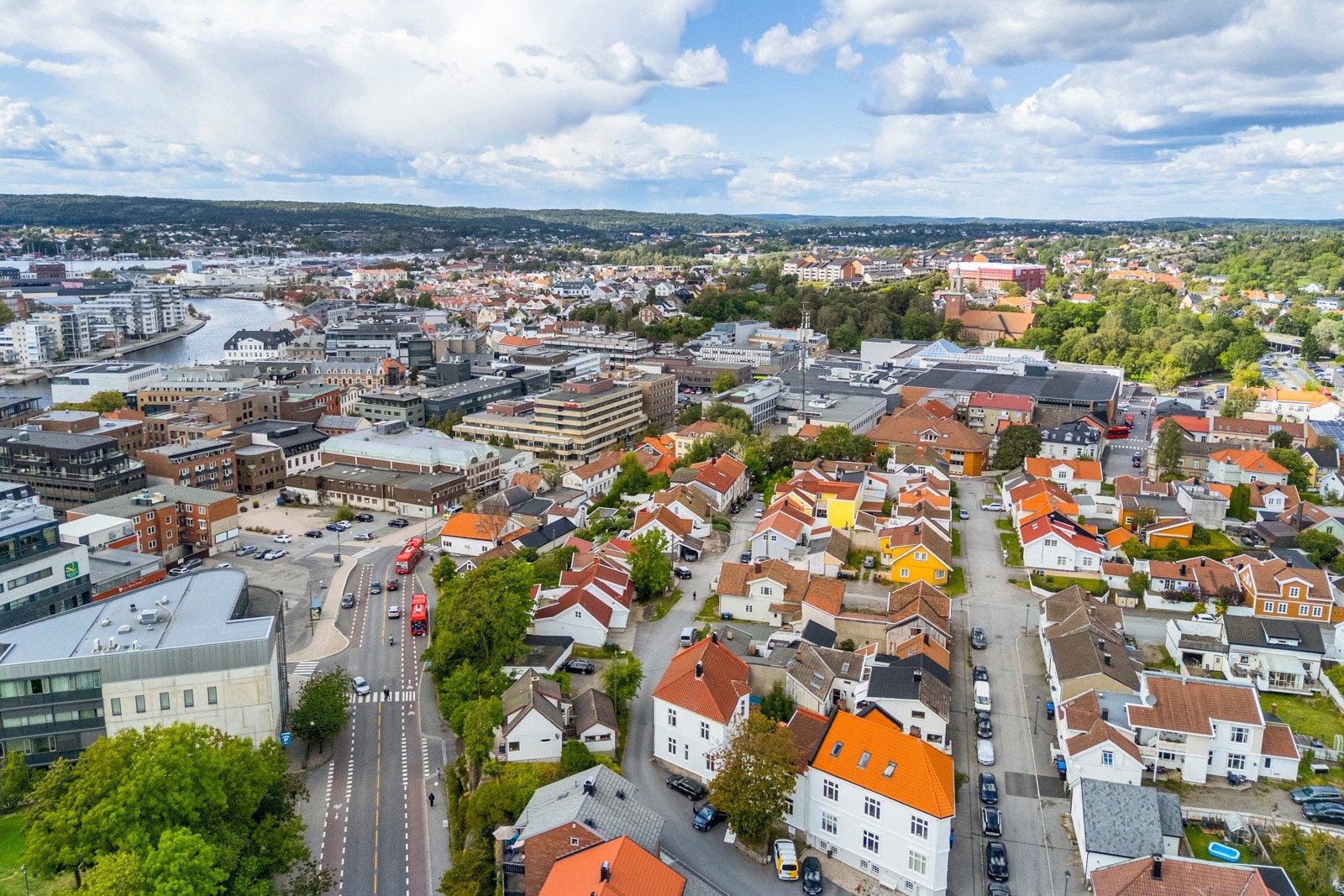 Dronefoto Galleribilde