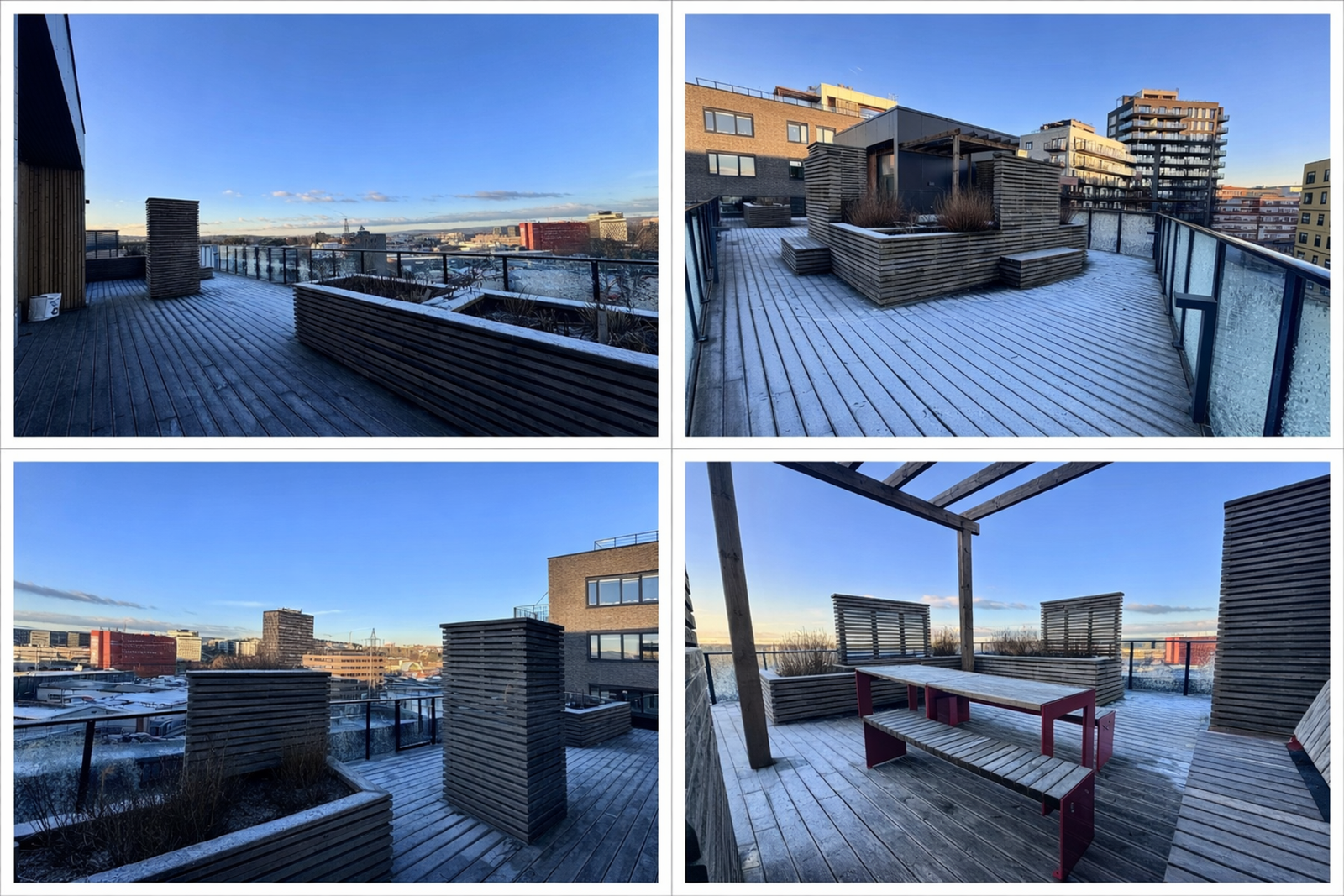 Bygget disponerer også en stor og luftig privattakterrasse I 6.etasje med heisadkomst. Galleribilde